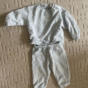 Zara kids 9-12 month Liam sweatset